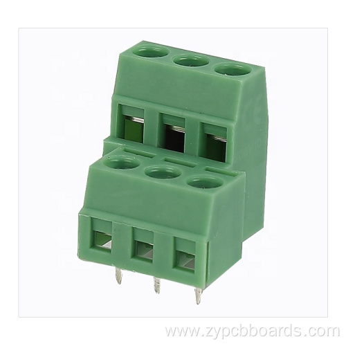 HQ127A-5.0MM Double Layer Pcb Electric Screw Terminal Block